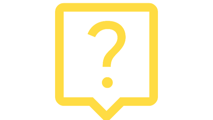 Fragezeichen Icon, symbolisch für den Support